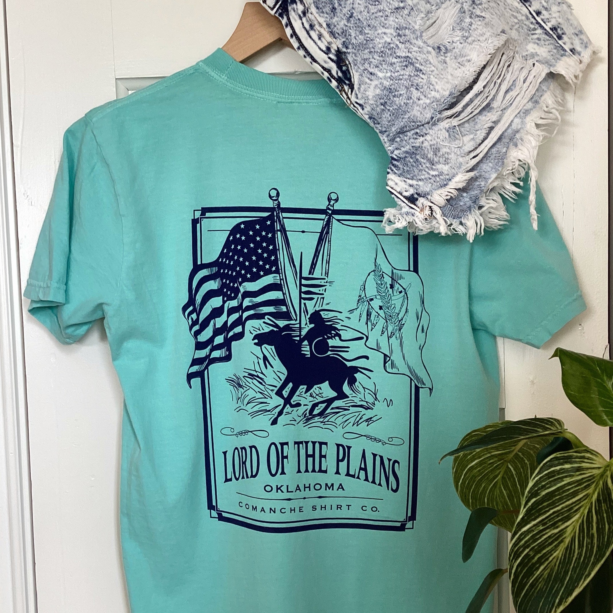 Lord Of The Plains Chalky Mint Tee Comanche Shirt Company Lord Of The Plains Chalky Mint Tee Comanche Shirt Company